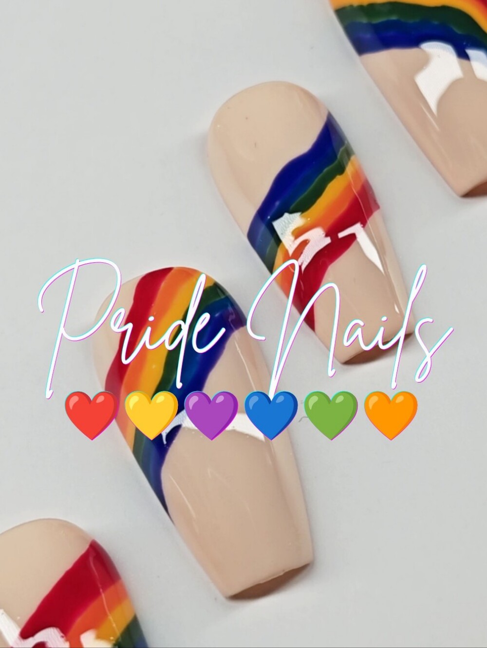 ๐งกโค๏ธ๐ Pride Nails ๐๐๐ - Picture 3 of 4